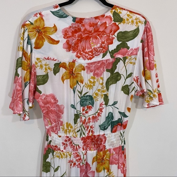 Abel the Label Floral Hi Low Midi Maxi Dress - Picture 4 of 4